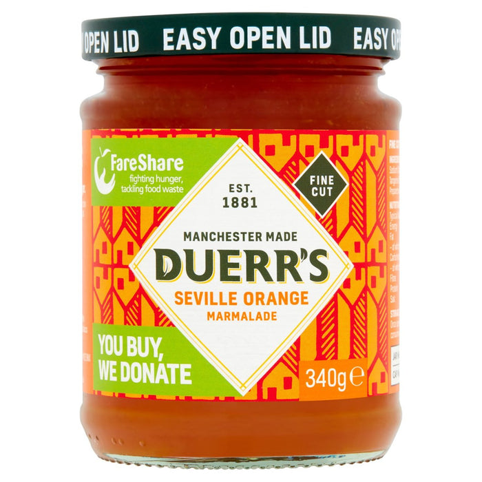 Duerr's Fine Cut Marmalade 340g