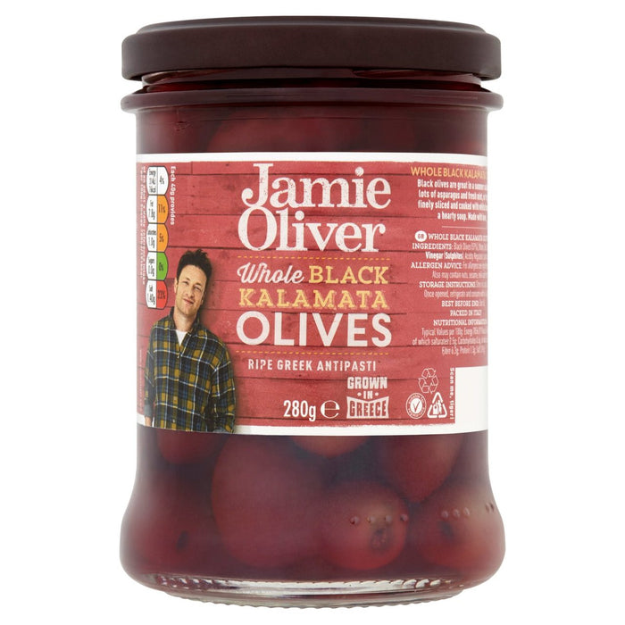 Jamie Oliver Olives noires entières 245g