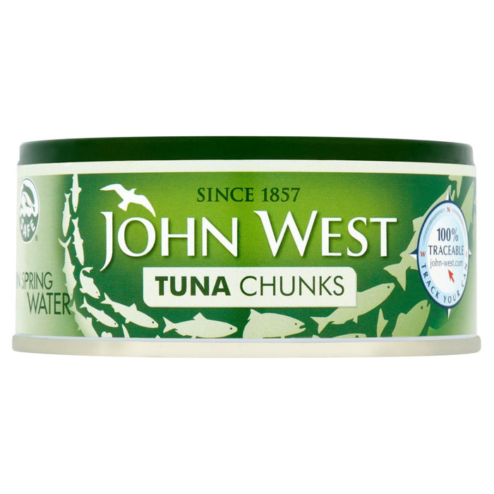 جون ويست قطع التونة في مياه الينابيع 145 جرام