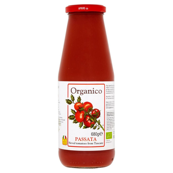 Organico Tuscan tossa tomate Passata 680G