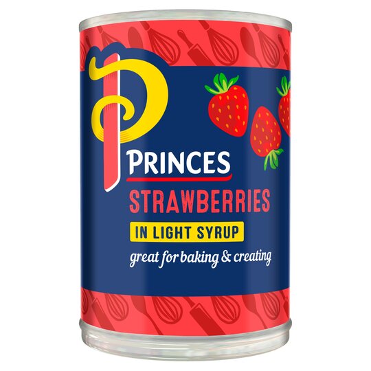 Príncipes fresas en jarabe ligero 410g