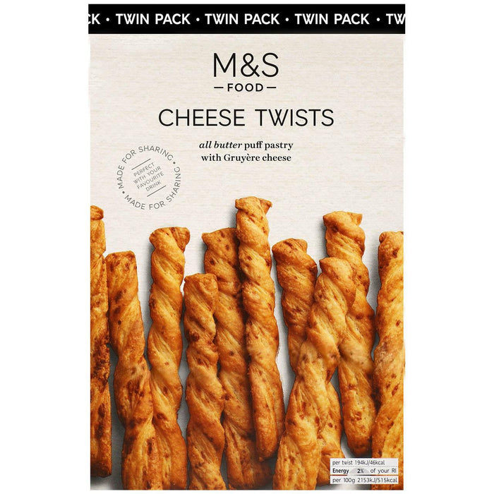 M & S Käse Twist Twin Pack 2 x 125g