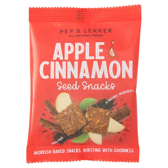 Pep & Lekker All Natural Foods Semilla Snack Apple & Cinnamon 30G