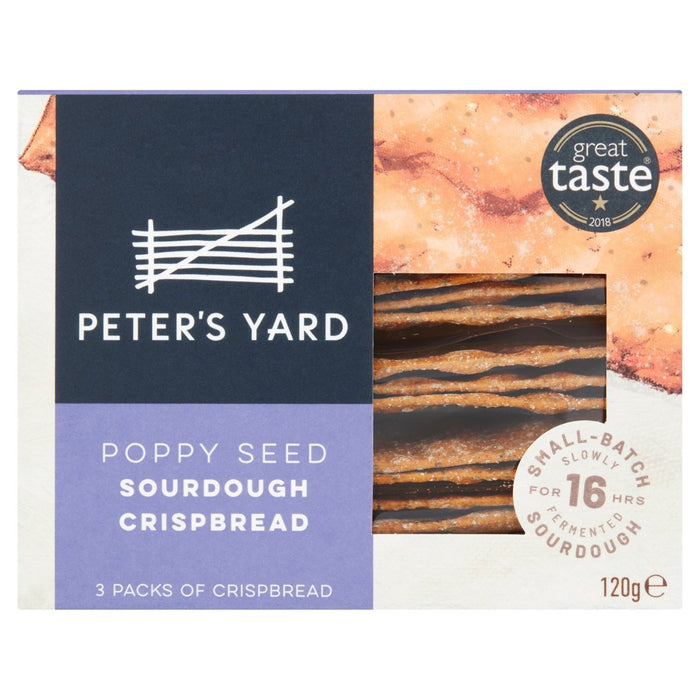 Peter's Yard Poppy Seed Sliry Crispbread 120g