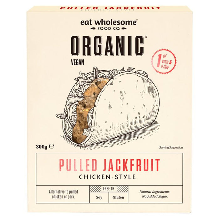 Come Jackfruit de estilo de pollo orgánico saludable 300G