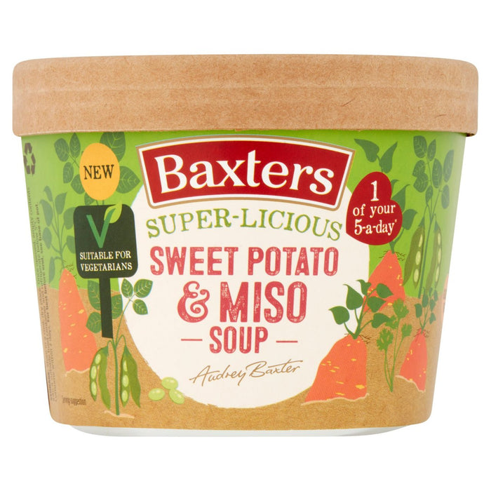 Baxters batata y sopa de miso maceta 350g