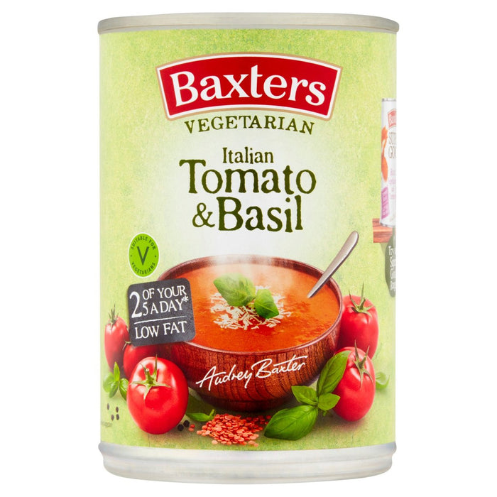 Baxter vegetarische italienische Tomate & Basilikum -Suppe 400g