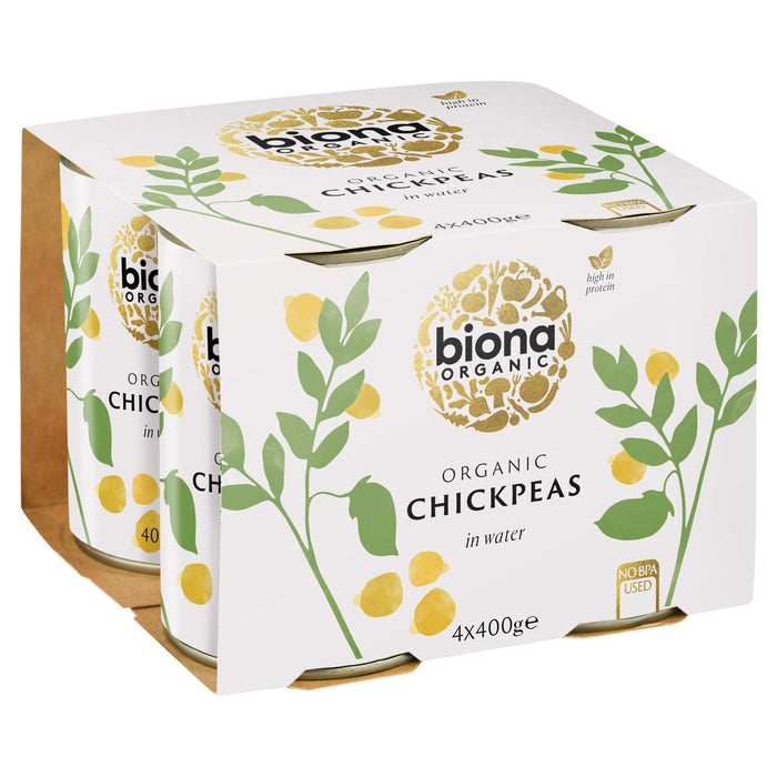 Biona Organic Chick Peas 4 x 400g