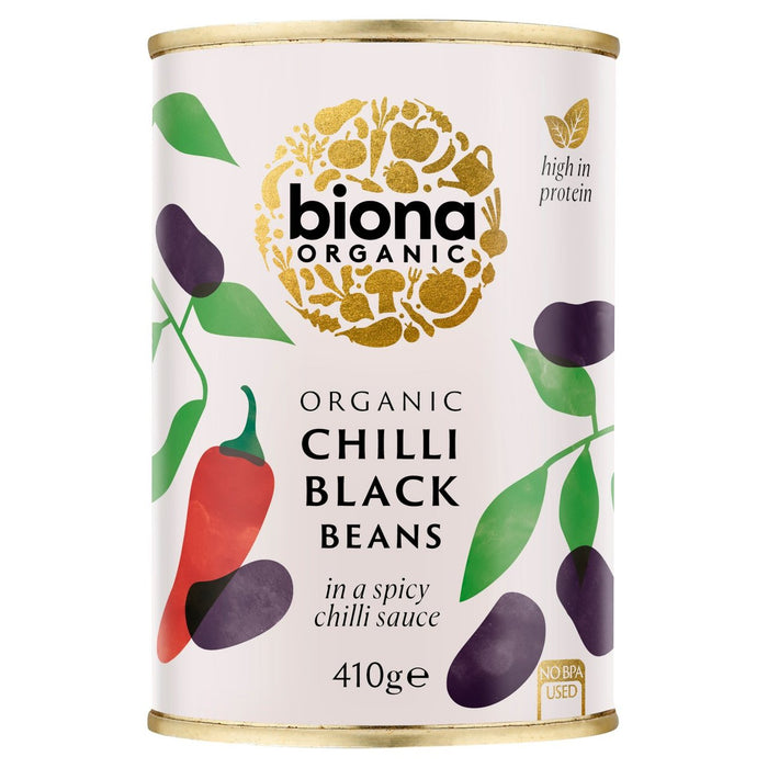 Biona Organic Chilli Black Beans 410g