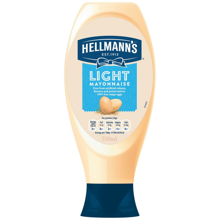 Hellmanns leichte Squeezy Mayonnaise 750 ml