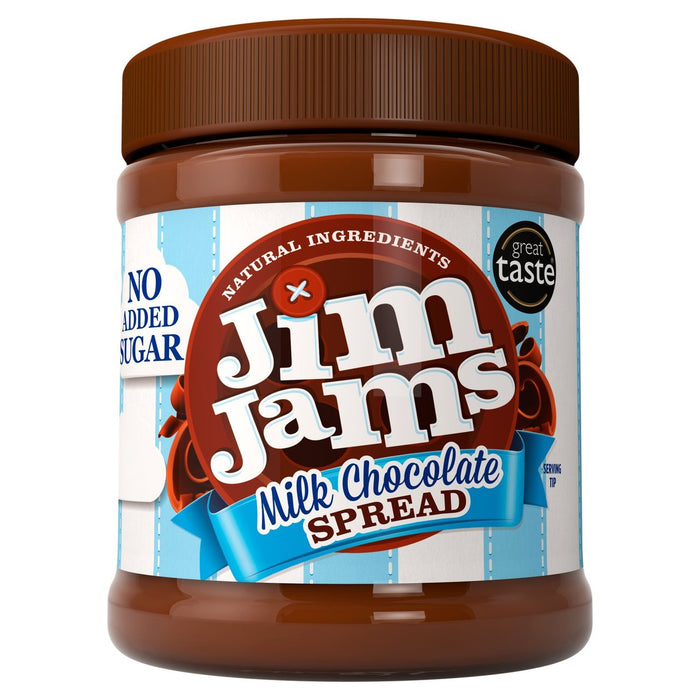 JimJams No Added Sugar Milk Chocolate Spread 350g