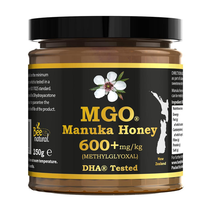 MgO manuka miel 600+mg/kg metilglyoxal 250g