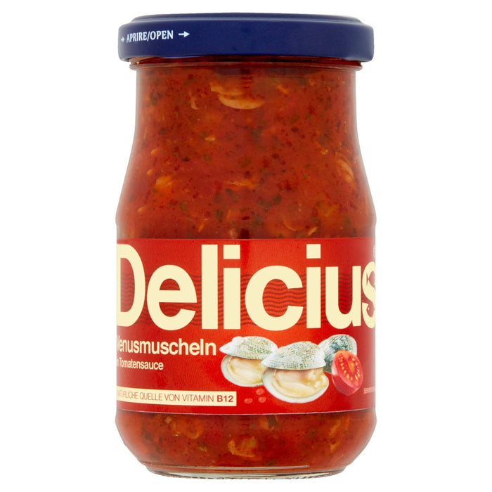 Delicius almejas con salsa de tomate 195g