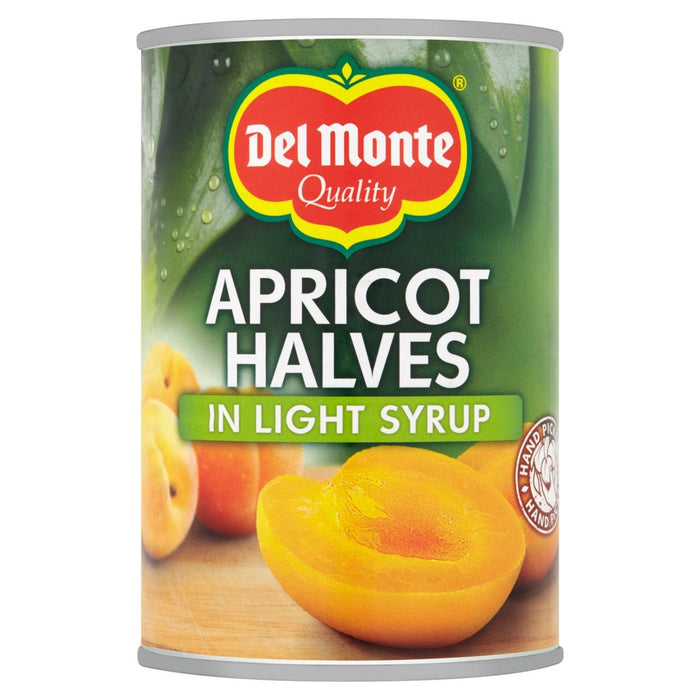 Del Monte Apricot mitves en jarabe ligero 420g