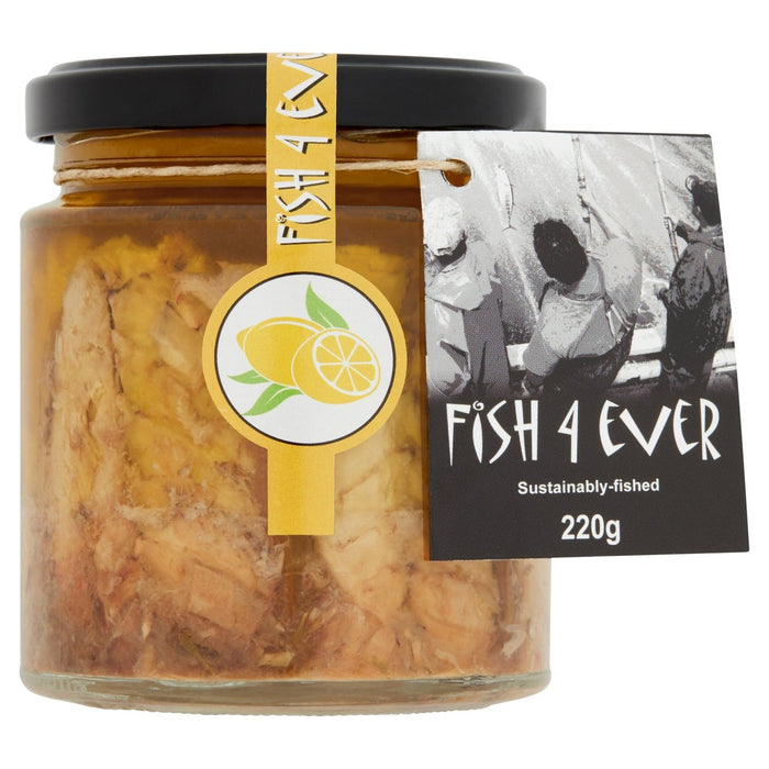 Fish 4 Ever Mackerel Fillets with Organic Lemon & Capers 220g