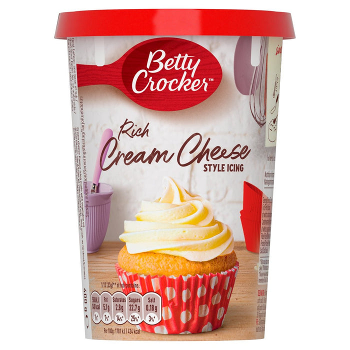 Betty Crocker Cream Cheese Style glaçage 400g