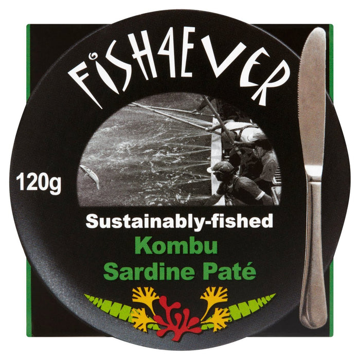 Fish 4 Ever Sardine Pate with Organic Kombu Seaweed 120g