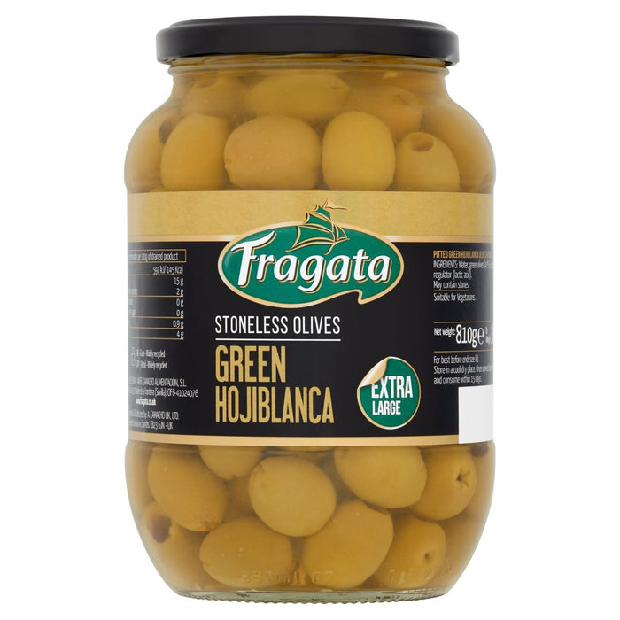 Fragata Olives verdes sin drogas 810g