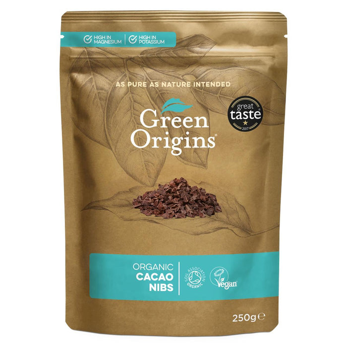 Green Origins Organic Raw Cacao Nibs 250g