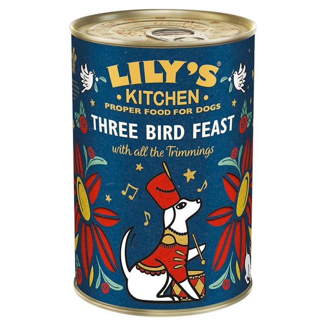 ليليز كيتشن عيد الميلاد ثلاثة طيور للكلاب 400 جرام