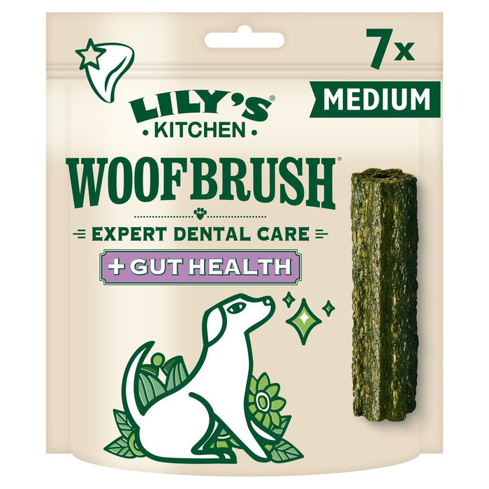 Lilys Küche Woofbrush Darmgesundheit Medium Hunde Multipack 7 x 28g