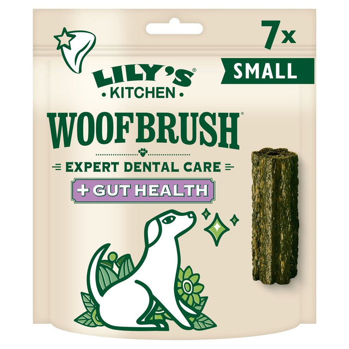 حزمة متعددة من فرشاة Woofbrush Gut Health للكلاب الصغيرة من Lily's Kitchen، 7 × 22 جم