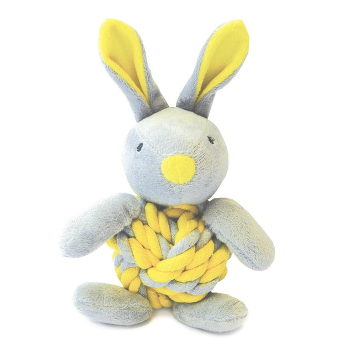 لعبة الجرو الصفراء من Little Rascals Knottie Bunny