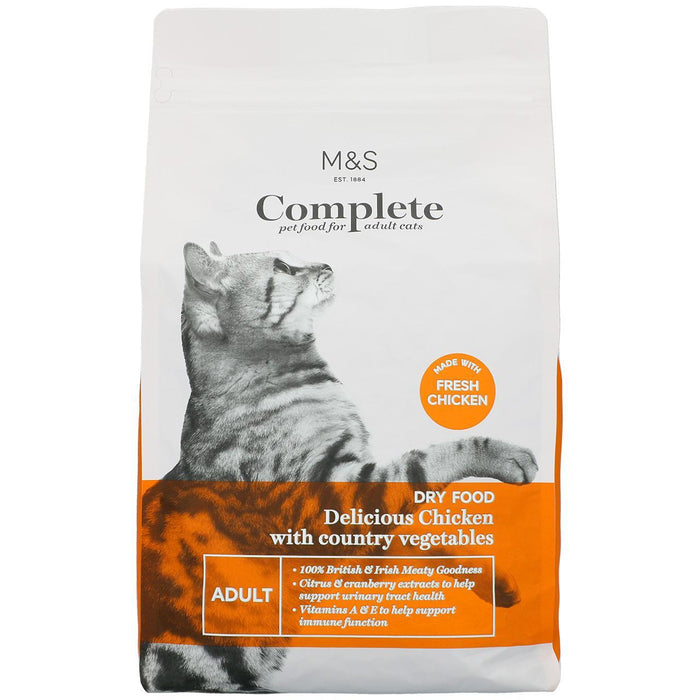 M&S Chicken & Country Vegetable Adult Cat Food 825G