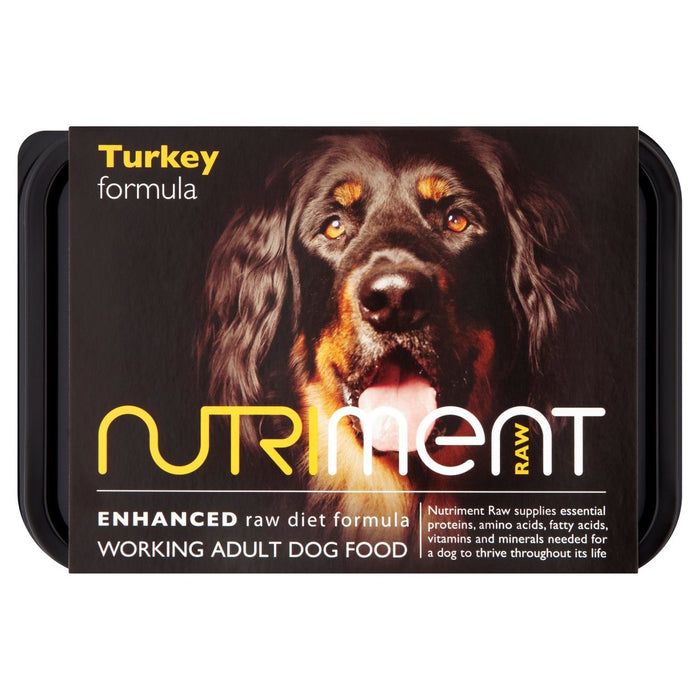Nutriment Turquía Fórmula de alimentos para perros crudos 500g