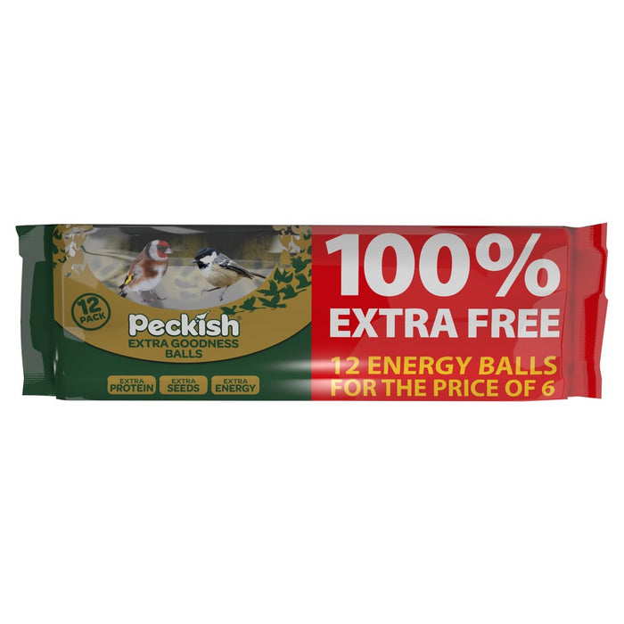 Peckish Extra Goodness Wild Bird Energy Ball 6+6 Extra Free