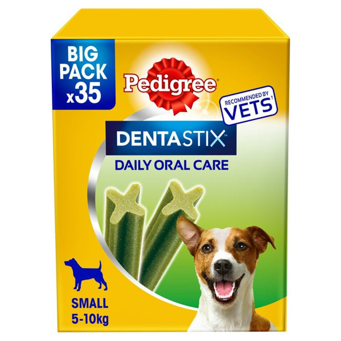 نسب dentastix الطازجة يوميا مضغ الأسنان للكلاب الصغيرة 35 لكل حزمة