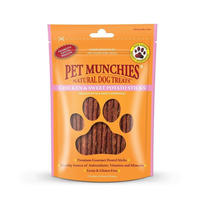 Pet Munchies Chickes & Sweet Potato Dog Treats 90g