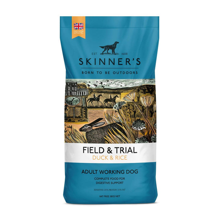 Skinner Field & Test Duck & Reis Trockenhundfutter 15 kg