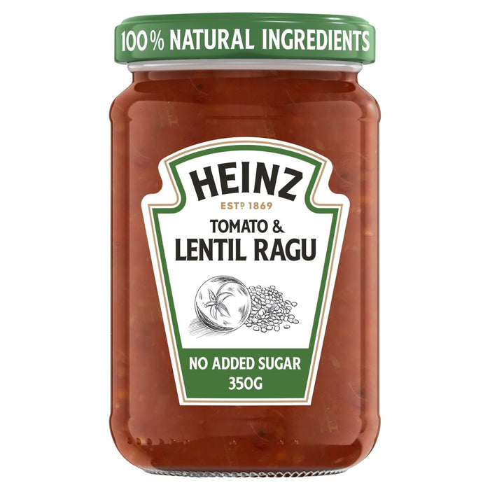 Heinz Tomato & Lentil Ragu Ragu Pasta 350g