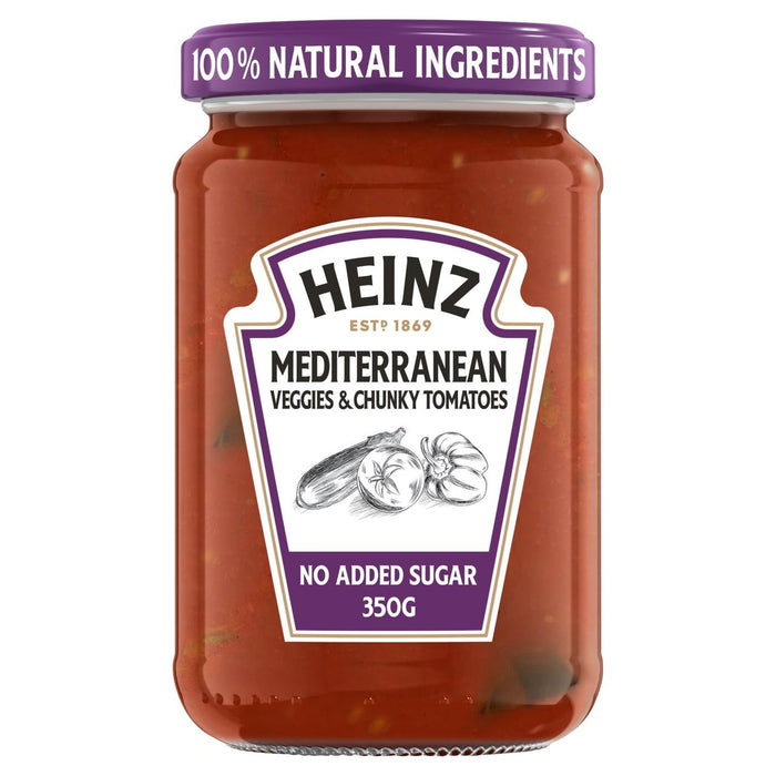 Heinz Tomato y salsa de pasta de verduras mediterráneas 350G