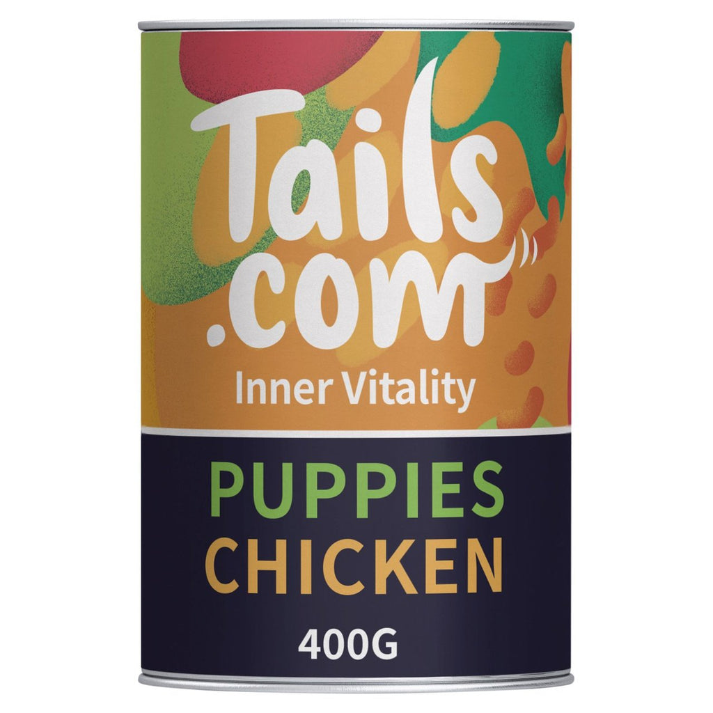 Tails.com Inner Vitality Puppy Dog Wet Food Chicken 400g | British Online