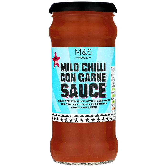 M & S Mild Chili Con Carne Sauce 340g