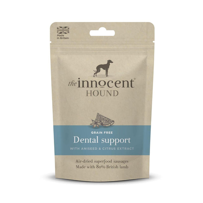 The Innocent Hound Dog Treats Dental Support Superfood Sausages 100g