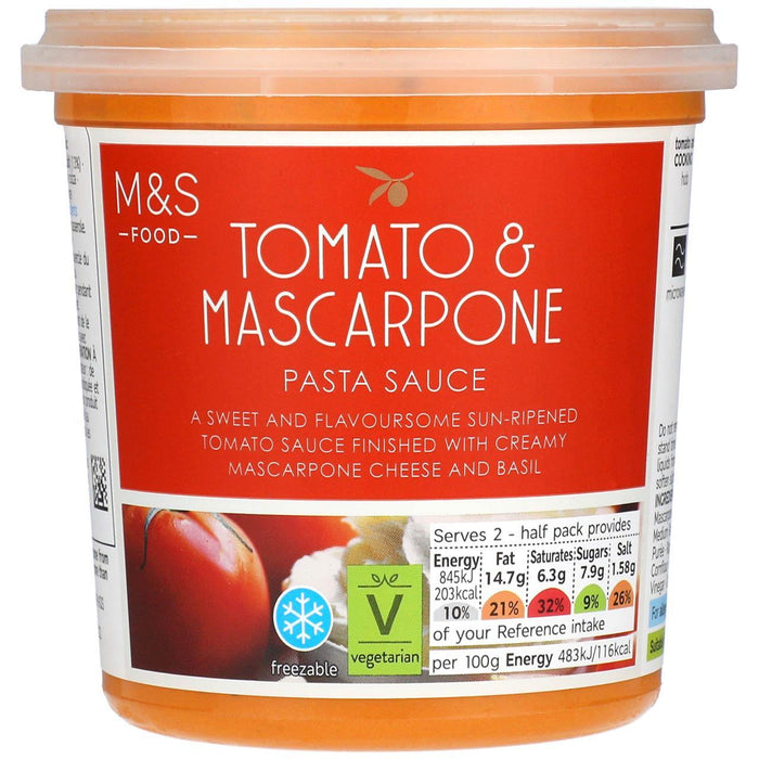 M&S Tomato y salsa de mascarpone 350g