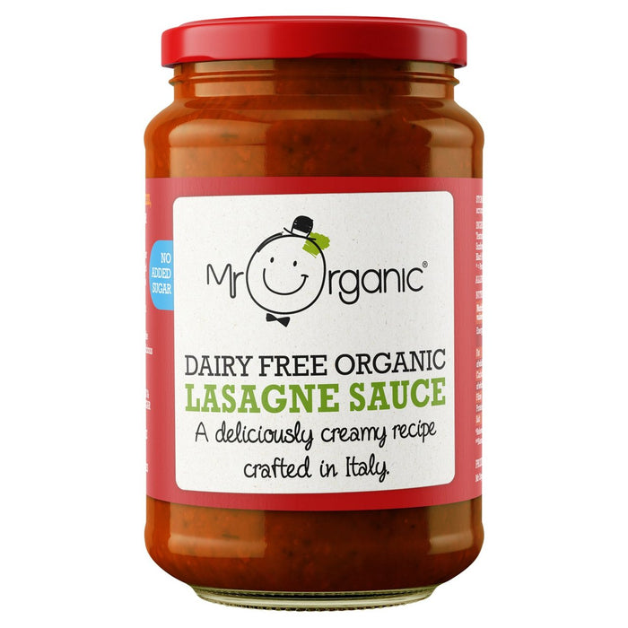 Mr Sauce lasagne sans produits laitiers biologiques 350G
