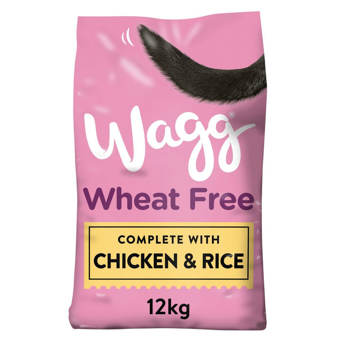 Pollo y arroz para perros sin trigo de Wagg 12 kg