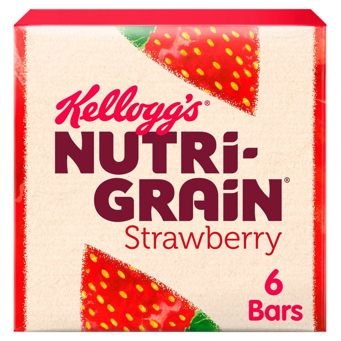 Fraise nutri-grain de Kellogg 6 x 37g