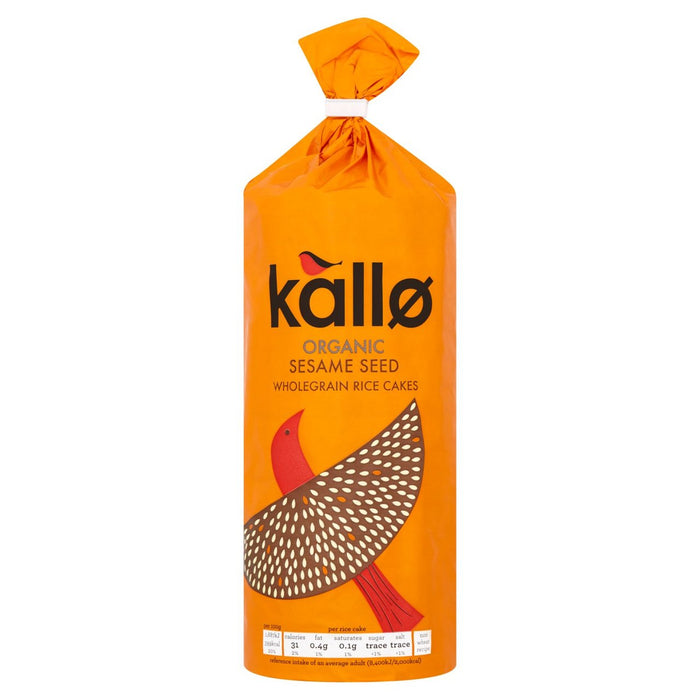 Kallo Organic Sesame Seed Rice Cakes 130g