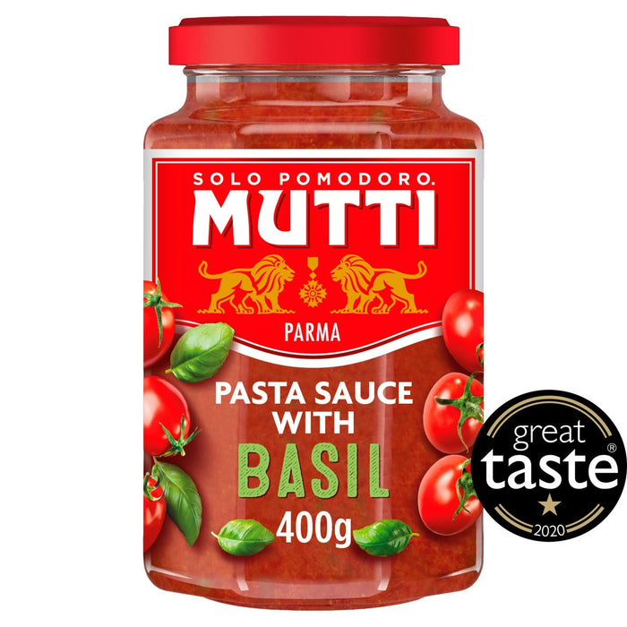 Salsa de pasta de tomate y albahaca de Mutti 400g
