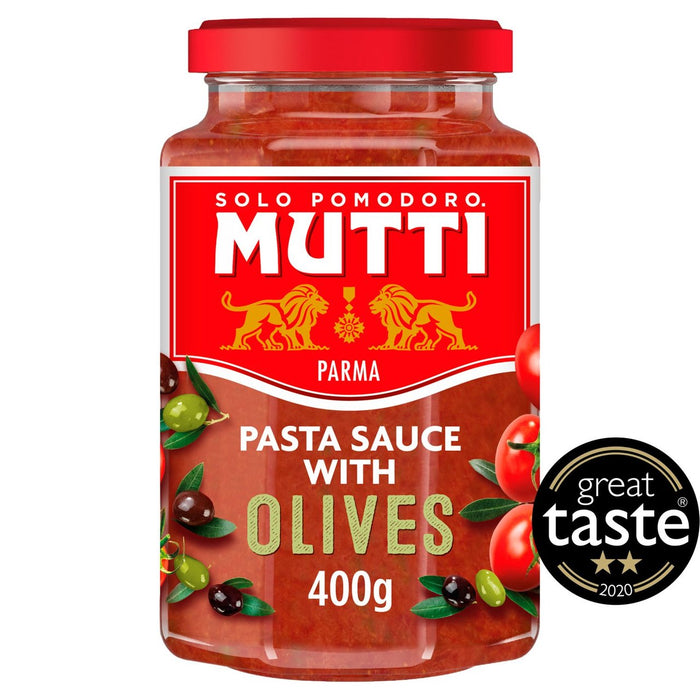 Salsa de pasta de tomate y oliva Mutti 400g