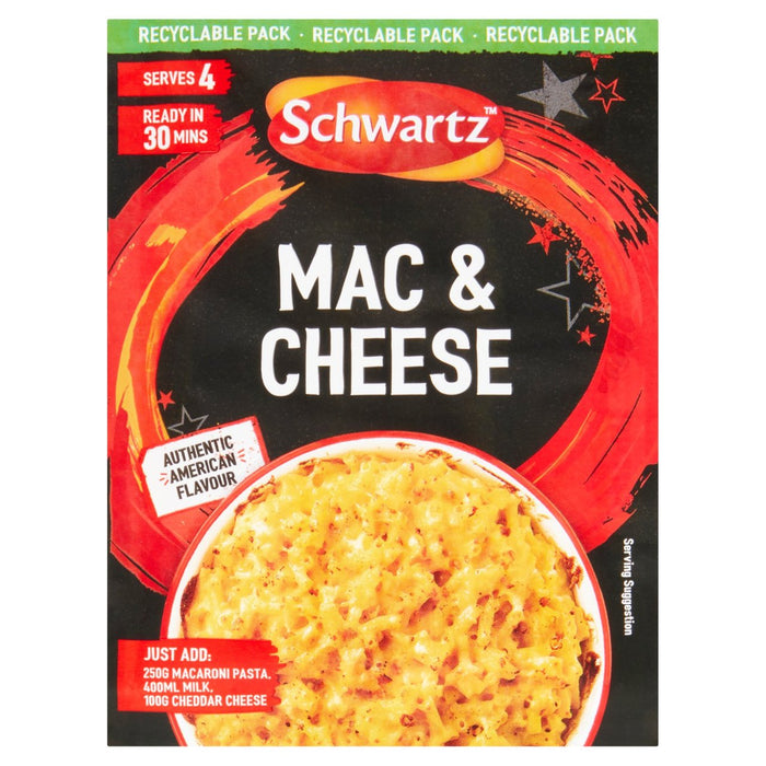 Schwartz auténtico queso macarrón por US 30g