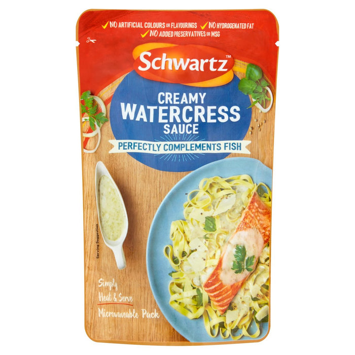 Schwartz Creamy Watercress Sauce pour poisson 300g