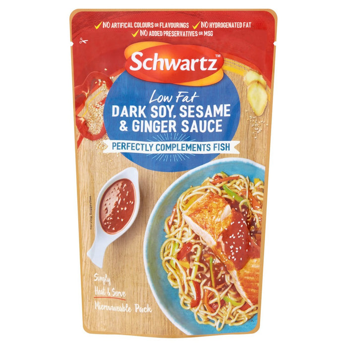 Schwartz Dark Soy Sesame & Ginger Sauce pour poisson 300g