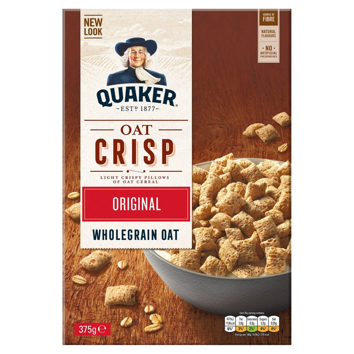 Cereal crujiente de avena original de Quaker 375G