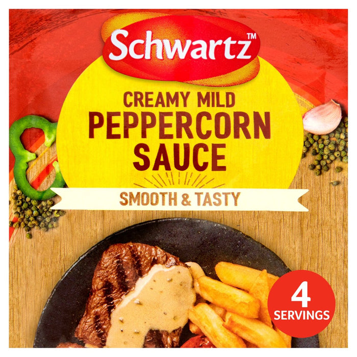 Schwartz Sauce au poivre doux mélange 25g